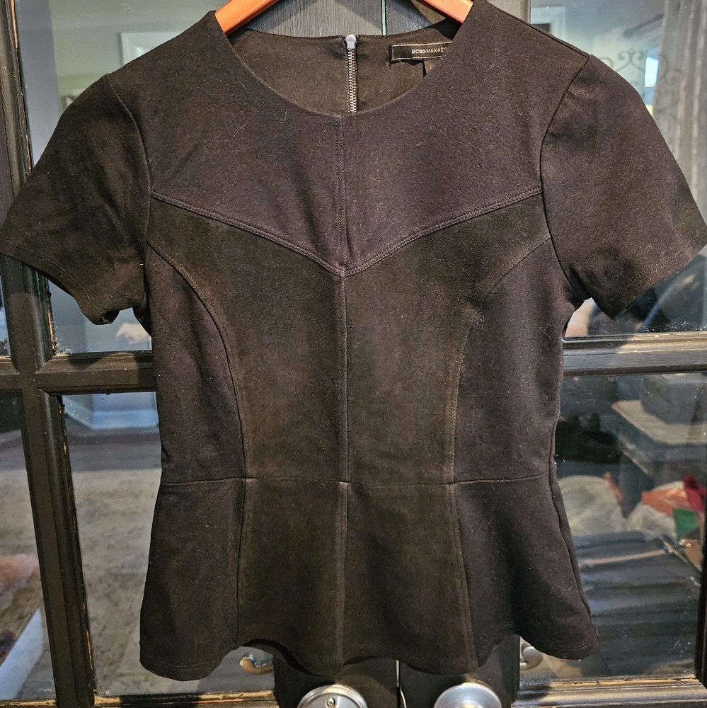 BCBG MAXAZRIA STRETCH TOP XS